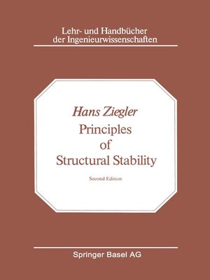 cover image of Principles of Structural Stability